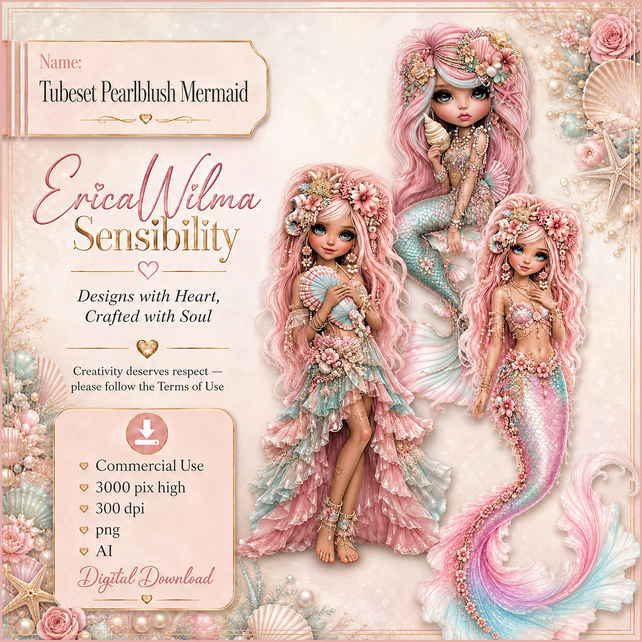 (image for) EW AI Tubeset Pearlblush Mermaid 2026